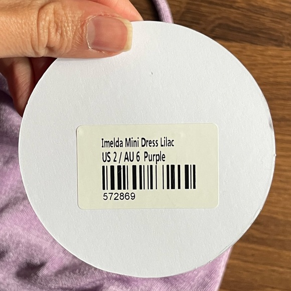 🆕 NWT Imelda Mini Dress – Lilac | Princess Polly - Picture 6 of 9